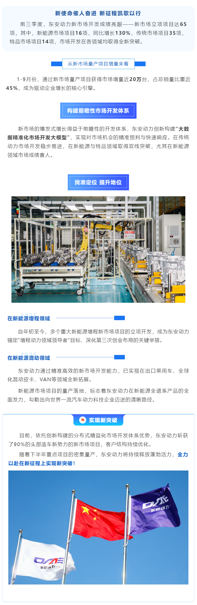 沖刺四季度 答卷“十四五” _ 東安動(dòng)力2025年前三季度新市場(chǎng)開(kāi)拓戰績(jì)斐然